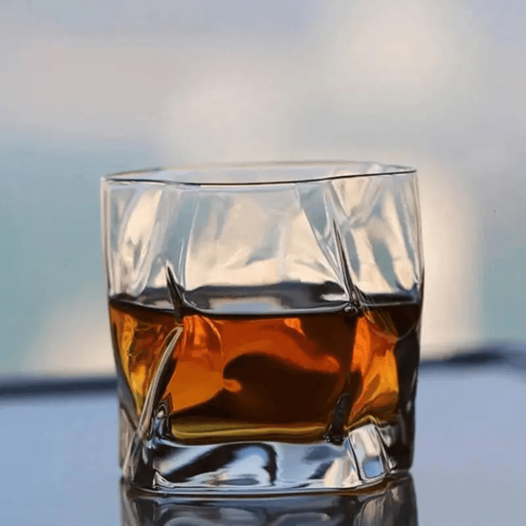Cascade Crystal Tumbler — Aureon Glass
