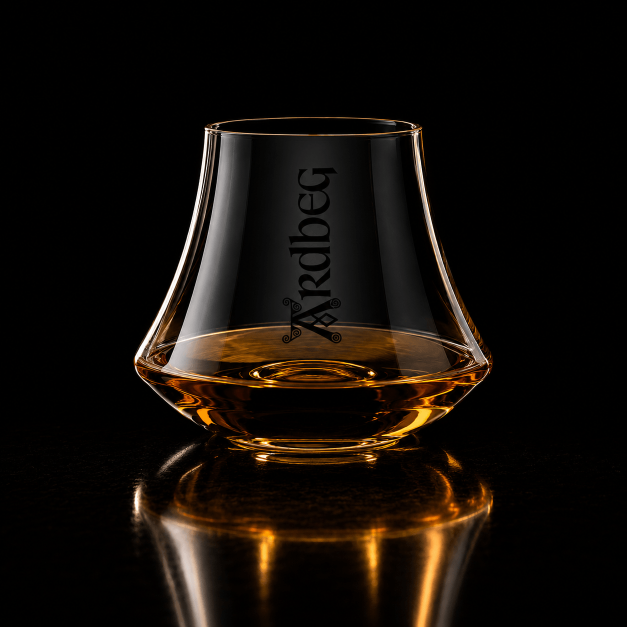 Curved Crystal Tumbler — Aureon Glass