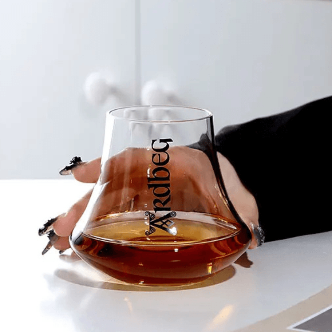 Curved Crystal Tumbler — Aureon Glass