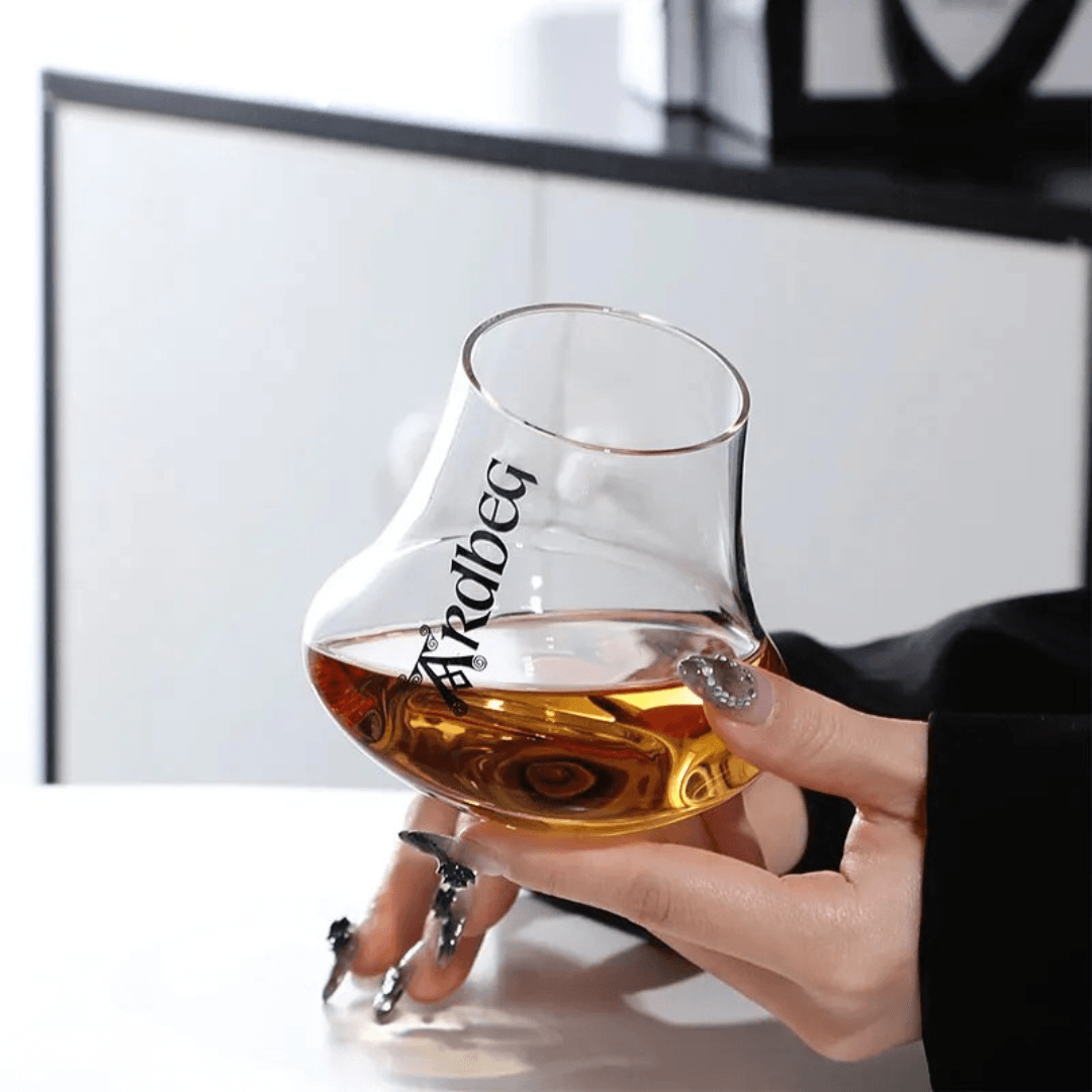 Curved Crystal Tumbler — Aureon Glass