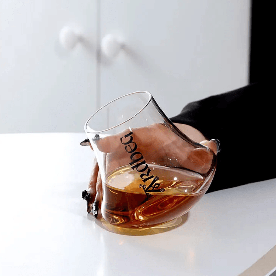 Curved Crystal Tumbler — Aureon Glass
