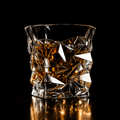 Faceted Crystal-Clear Glass Tumbler — Aureon Glass
