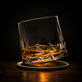 Glacier Base Crystal Tumbler — Aureon Glass
