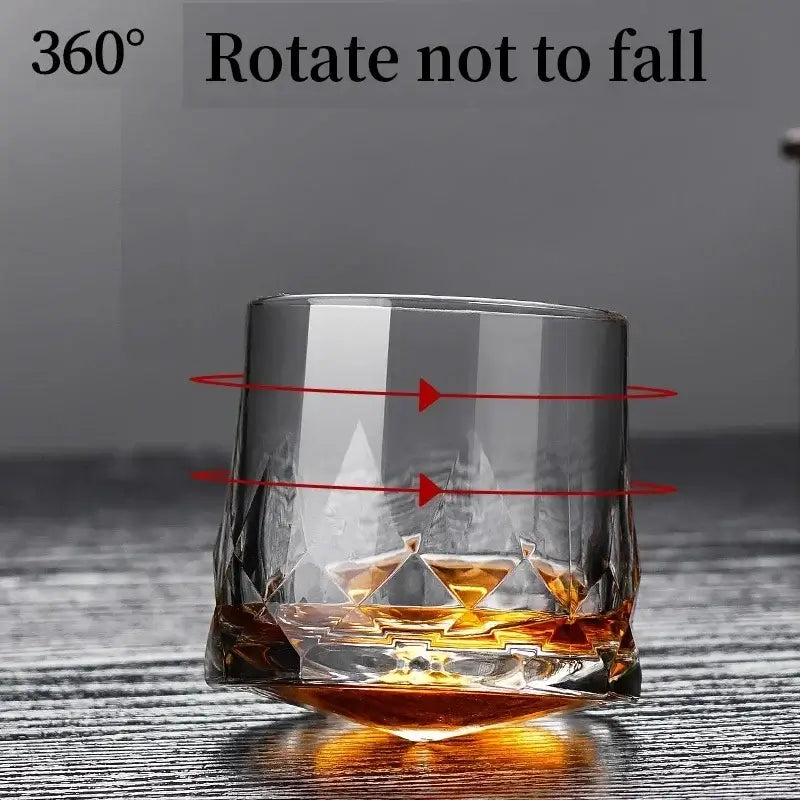 Glacier Base Crystal Tumbler — Aureon Glass