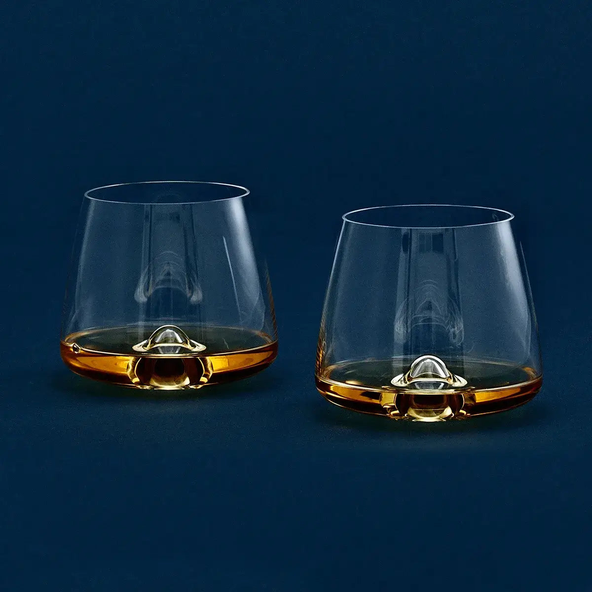 Mountain Base Crystal Tumbler — Aureon Glass