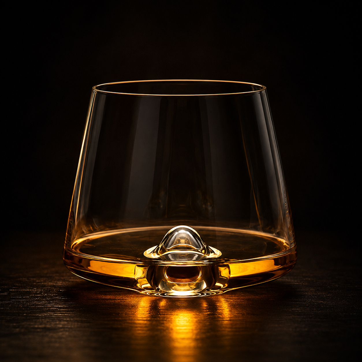 Mountain Base Crystal Tumbler — Aureon Glass