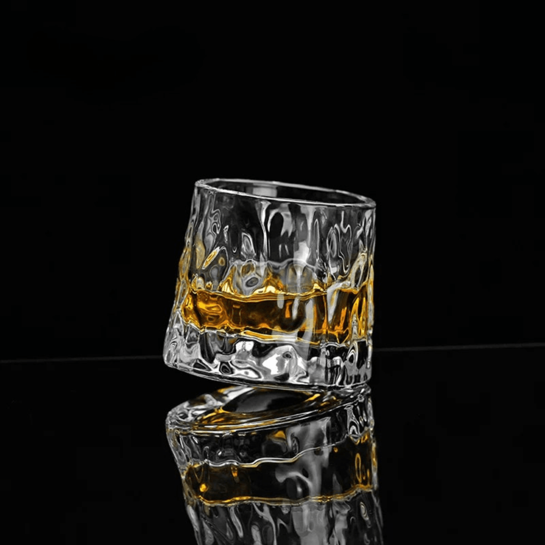Rotating Whisky Glass Set — Aureon Glass