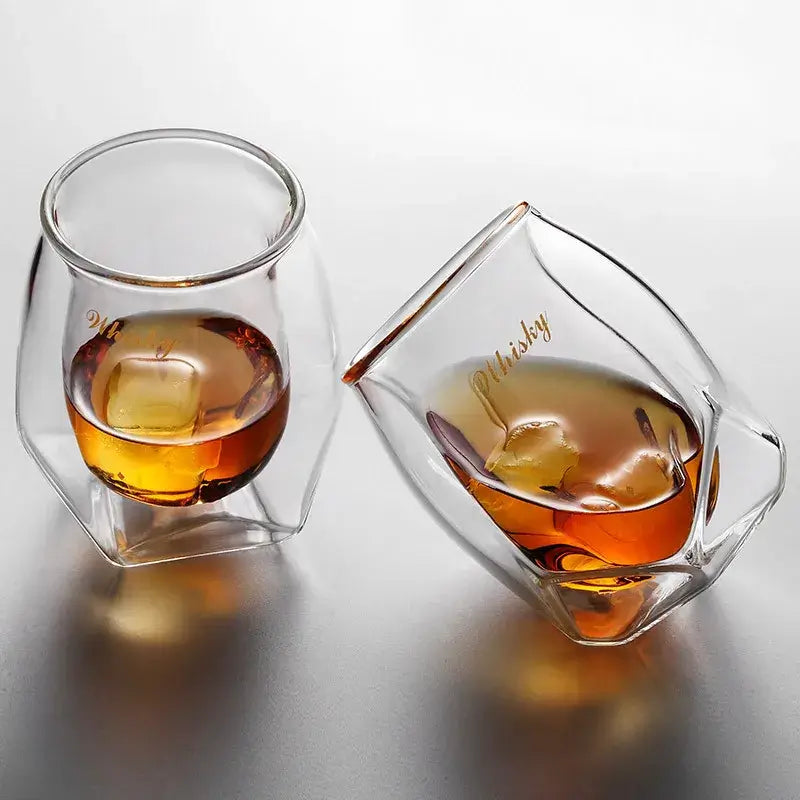 Sculpted Crystal Tumbler Gift Set — Aureon Glass