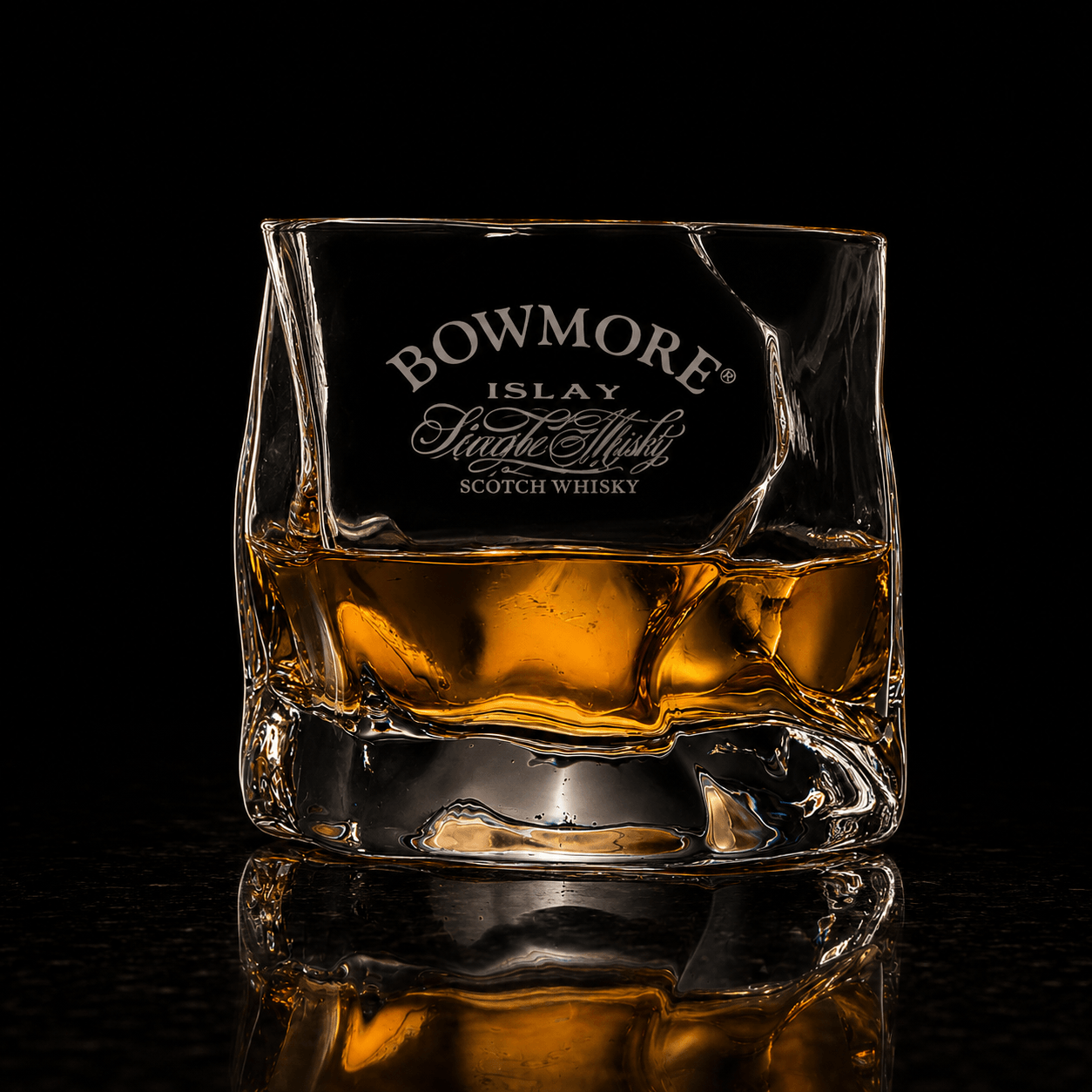 Bowmore Rocks Glass — Aureon Glass
